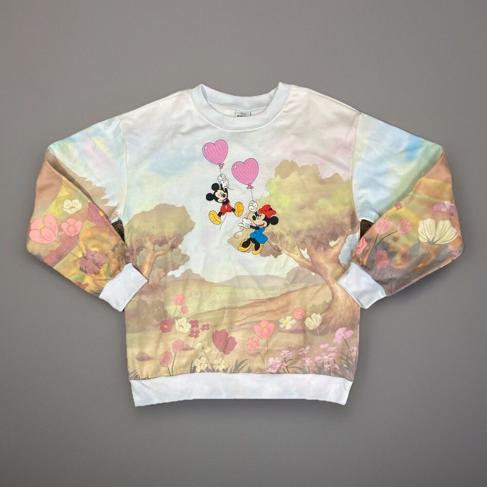 Disney x Freeze Mickey Mouse & Friends Fantasyland Castle Sweatshirt Size M